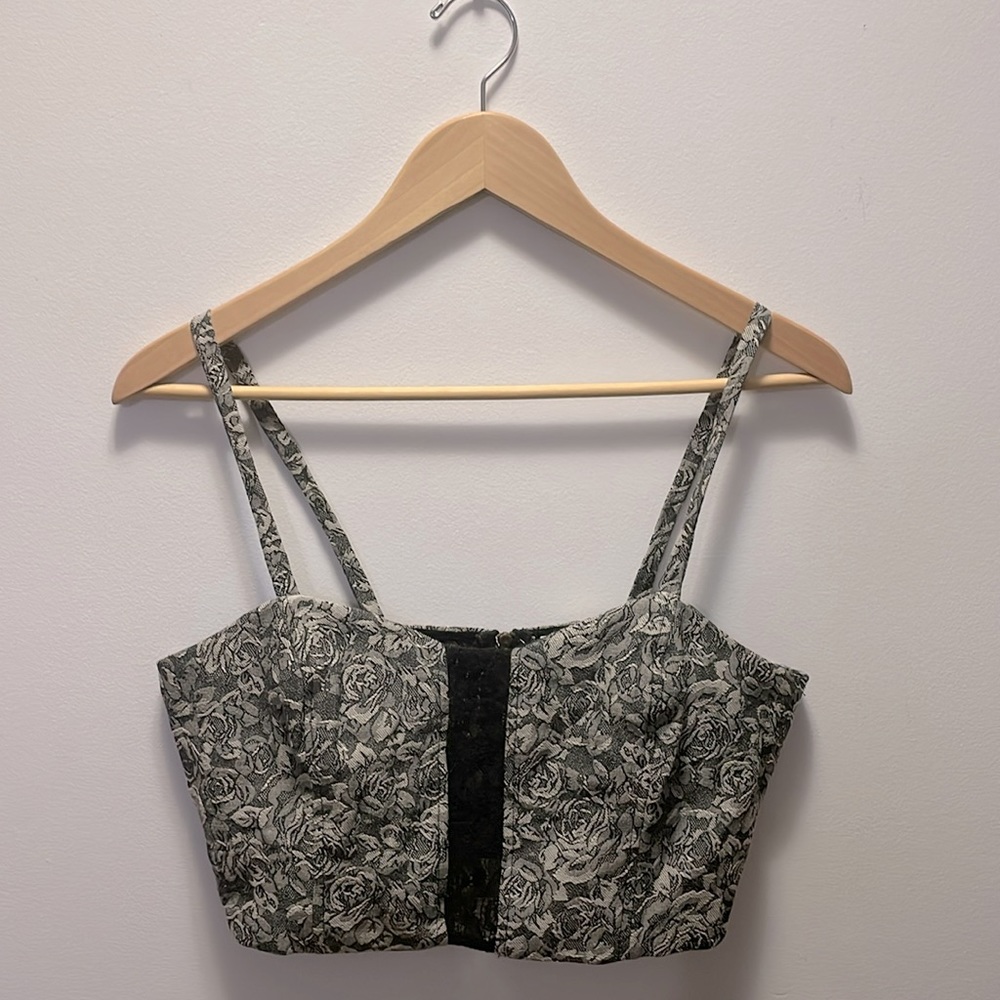 Brocade Crop Top
